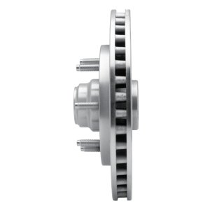 Ford F-150 Brake Rotor (1) - Front Left - R1 Concepts - Drilled & Slotted - Silver - `97-`02